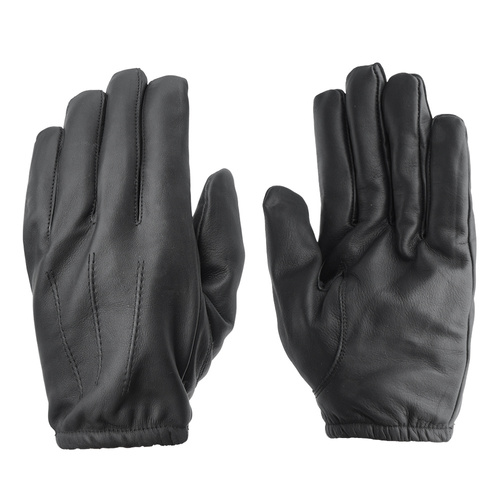 Mil-Tec - Kožené rukavice s kevlarem - Černá - 12503002