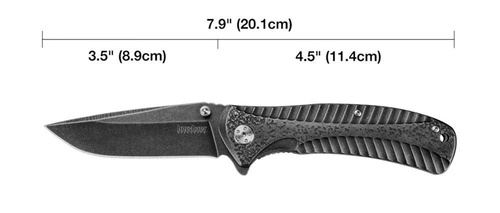Kershaw - Zavírací nůž se zavírací čepelí - celokovový - 1301BW