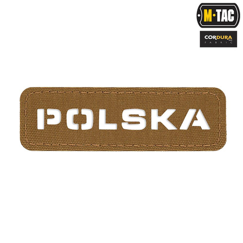 M-Tac - Nášivka Polsko 25x80 - Laserem řezaná - Coyote - 51002005