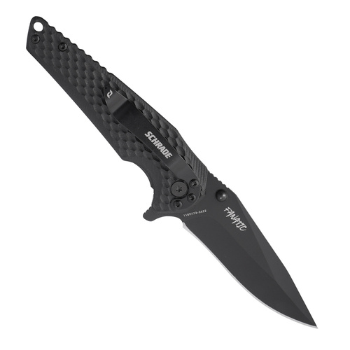 Schrade - Zavírací nůž Fanatic - Black - 1182621