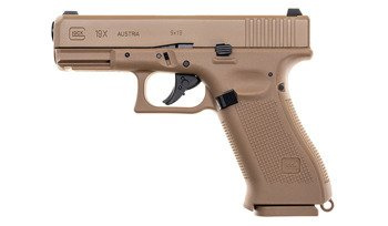 Umarex - Vzduchovka Glock 19X - zpětný ráz - 4,5 mm - Coyote - 5.8367