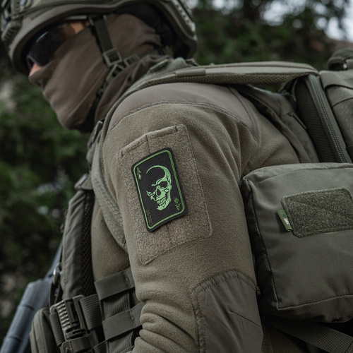 M-Tac - Morální nášivka Face of War - Cordura - Černá/Zelený - 51389201