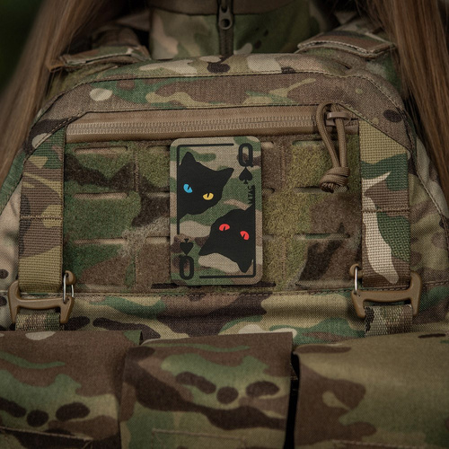 M-Tac - Nášivka Piková dáma - Cordura 500D - MultiCam/černá - 51362008