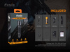 Fenix - TK22 TAC LED svítilna s akumulátorem 5000 mAh - 2800 lumenů - TK22 TAC