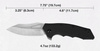 Kershaw - Zavírací nůž Flitch - Black - 3930