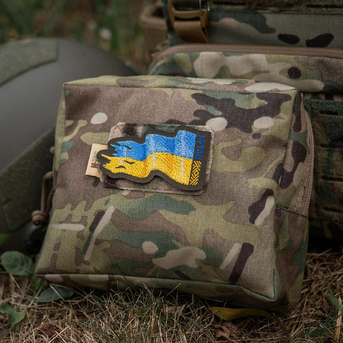 M-Tac - nášivka s vlajkou Ukrajiny - výšivka - Cordura 500D - levá - zelená Ranger - 51298023