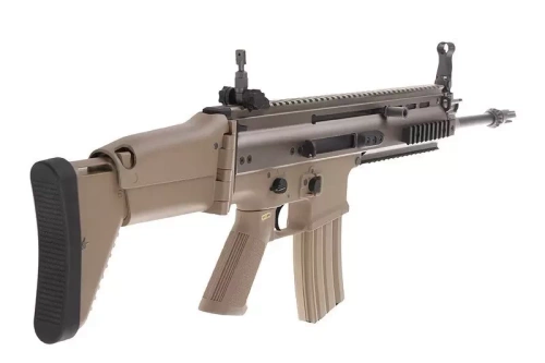 EC - AEG replika karabiny SCAR-L MK16 MOD 0 - Tan - WET-01-005926