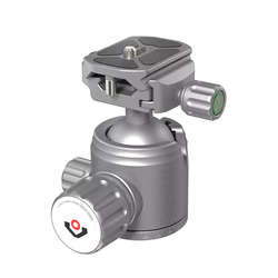 Rokstad - Kulová hlava 38 mm pro závit 3/8"-16 - Picatinny/ARCA - Šedá - RSRH-01