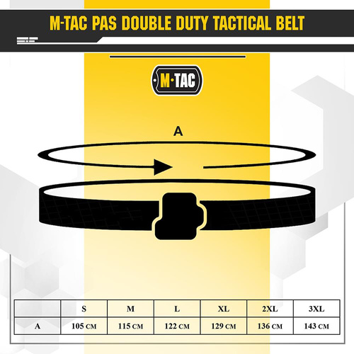 M-Tac - Taktický opasek Double Duty - Coyote - 10063005