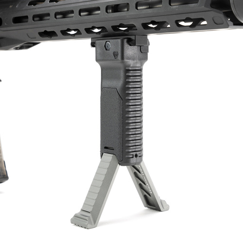Strike Industries - Předpažbí Strike s dvojnožkou - černé - SI-AR-AL-BIPOD-GY