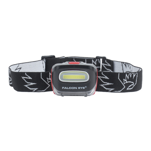 Falcon Eye - čelová svítilna Blaze - COB LED - 130 lm - černá / červená - FHL0027