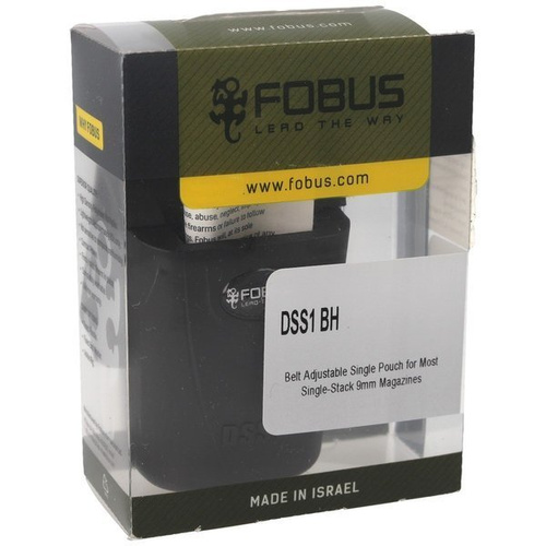Fobus - Pouzdro na jeden zásobník s uchycením na opasek - 9mm - DSS1 BH