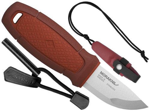Nůž Mora - sada nožů Eldris Fire Starter Neck Knife Kit - červená - 12630
