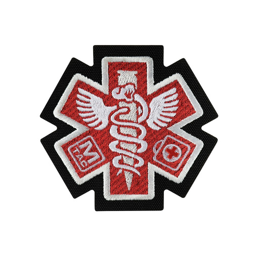 M-Tac - Vyšívaná zdravotnická nášivka - černá - 51432002