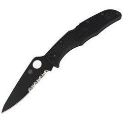 Spyderco - Nůž Endura® 4 FRN Black / Black Blade SpyderEdge - C10PSBBK