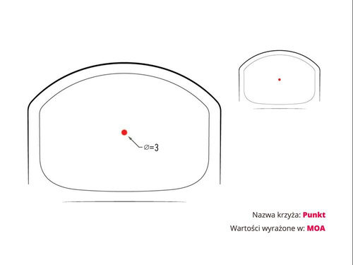 Vortex Optics - Červený bod Razor s montáží Picatinny - 3 MOA / 6 MOA - RZR-2001/RZR-2003
