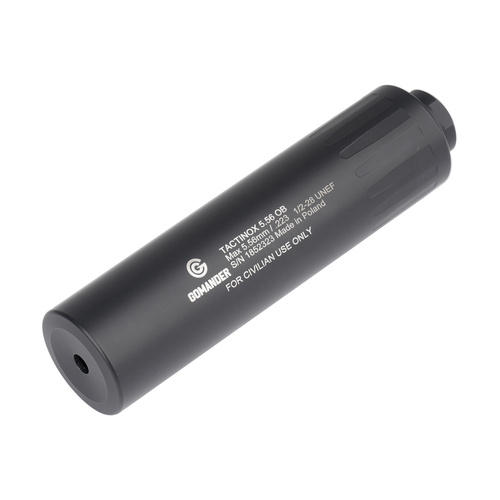 Gomander - Tactinox 5,56 OB Sliding Silencer - Cal. 5,56 mm / .223 - 1/2 x 28 UNEF - černý - TB0.8435 1/2x28UNEF-BK
