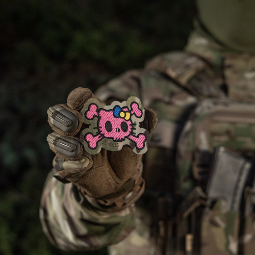 M-Tac - Kitty Pink Patch - výšivka - žlutá a modrá mašle - MultiCam - 51393008