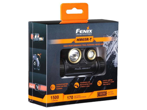 Fenix - HM65R-T LED čelovka s dobíjecí baterií 3500 mAh - 1500 lumenů - 039-468