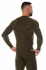 Brubeck - Termo mikina Ranger Protect - dlouhý rukáv - khaki - LS14210.