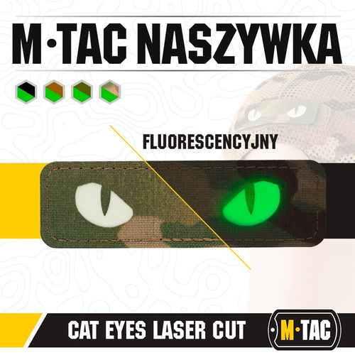 M-Tac - Morální nášivka - Kočičí oči - Laserem řezaná - MultiCam - 51009899