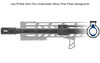UTG - Mikro plynový blok pro AR15 - ocel - černý - MNT-ARMGB01