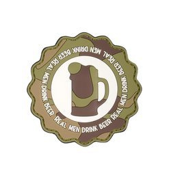 101 Inc. - 3D nášivka - Praví muži pijí pivo - Woodland - 444130-7313