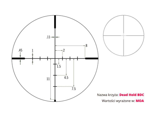 Vortex Optics - Puškohled Crossfire II 4-16x50 - 30 mm - AO - Dead-Hold BDC MOA - černý - CF2-31039