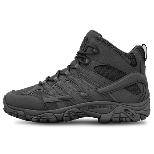 Merrell - Boty Vojenské Moab 2 Mid - Voděodolné - Černá - J15853