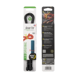 Nite Ize - Klíčenka Gear Tie 18" Original Twist Tie - Dvojbalení - Černá - GT18-01-2R3