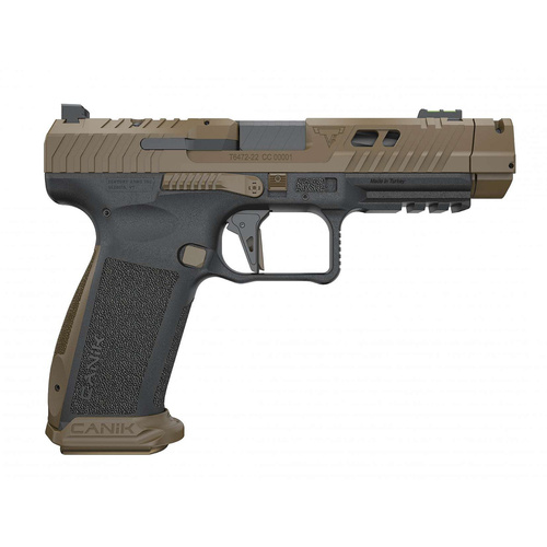 Canik - Pistole TP9 TTI Combat - Taran Tactical Innovations - 9x19 Para - Černá/Coyote Brown
