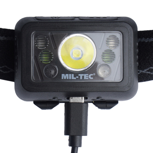 Mil-Tec - GC260 Dobíjecí čelovka - 265 lm - černá - 15172400