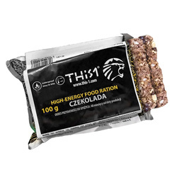 This-1 - Energetická tyčinka Survival - Čokoláda - 552 kcal - 100 g
