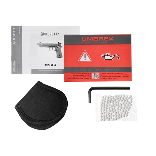 Umarex - ASG replika Beretta M9 A3 s pouzdrem - FDE - 6 mm - 2.6357 + 3.1595