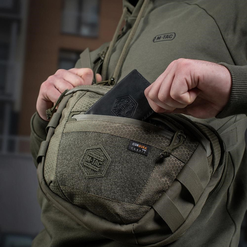 M-Tac - Brašna Sphaera Hex Hardsling Bag Large Elite - Cordura - Ranger Green - 51422023