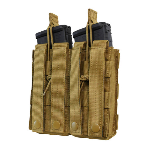 Condor - Otevřené dvojité pouzdro na zásobníky M4/M16 - černé - MA19-002