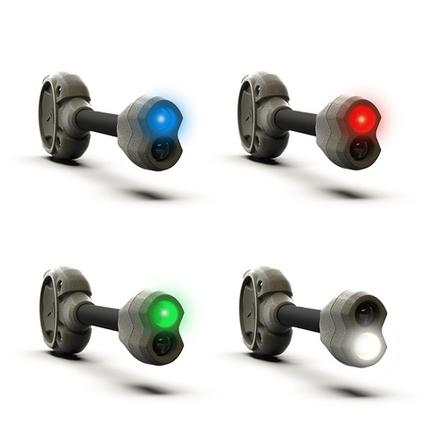 Princeton Tec - Switch RGB MPLS LED čelová svítilna - 10 lm - Olive Drab - SWITCH-RGB-OD
