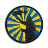 M-Tac - Nášivka Way of the Samurai - 3D PVC - žlutá/modrá - 51338301
