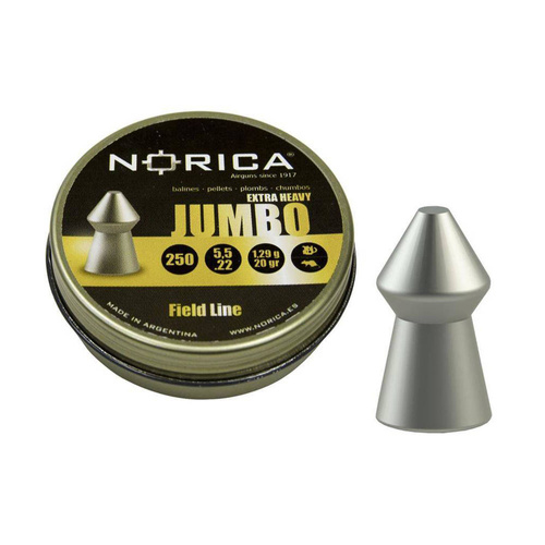Norica - Jumbo Extra Heavy Airgun Pellets - 5,5 mm - 250 nábojů