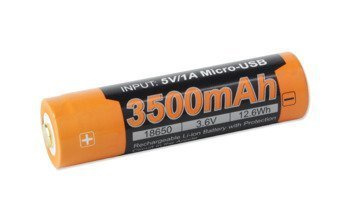 Fenix - 18650 3500mAh 3,6V Li-ion baterie - USB - ARB-L18-3500U