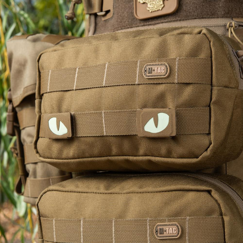 M-Tac - Laserem řezané nášivky Tiger Eyes - pár - Coyote - 51140005