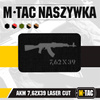 M-Tac - Laserem řezaná nášivka AKM 7.62x39 - černá/šedá - 51110211