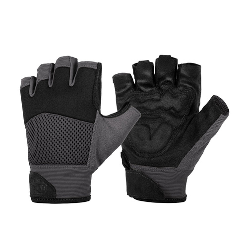 Helikon - Taktické rukavice s půlprstem Mk2 - černá / stínově šedá - RK-HF2-NE-0135B