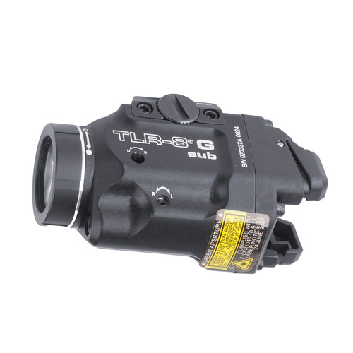 Streamlight - Taktická LED svítilna pro pistole TLR-8 G SUB Multi-Fuel - G43X/G48 - 500 lm - Černá - L-69431
