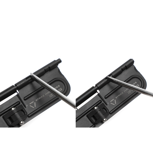 Strike Industries - Prachový kryt pro AR-15 - ocel - černý - SI-AR-SUDC-223