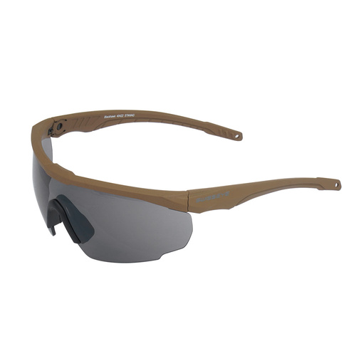 SwissEye - Balistické brýle Blackhawk se zorníkem - hnědý rám - 40422