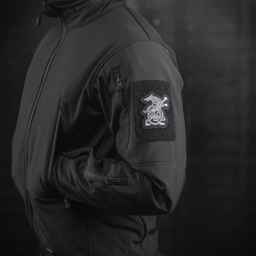 M-Tac - Nášivka Fenrir Wolf - výšivka - 500D Cordura - černá - 51327002