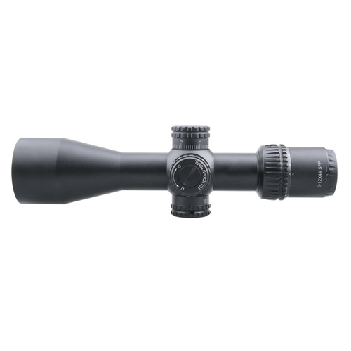 Vector Optics - Puškohled Veyron 3-12x44 Compact Scope - SFP - MPR-4 - Černá - SCOM-24