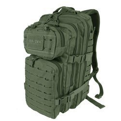 Mil-Tec - Malý útočný batoh s laserovým řezem - OD Green - 14002601