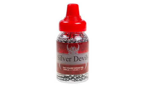 Silver Devils - Ocelové kuličky - 1500 ks - 4,5 mm